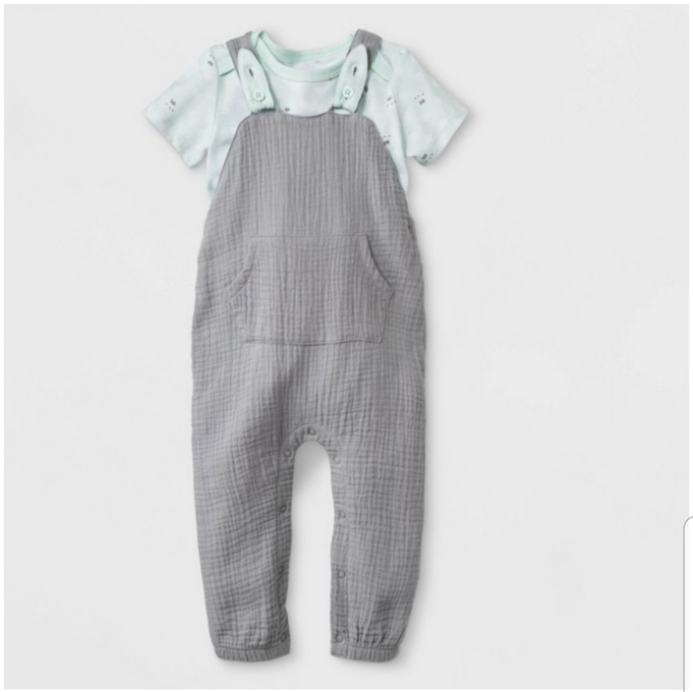 Bunny Bodysuit/Long Romper Set